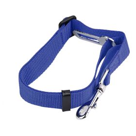 Nylon Retractable Dog Safety Rope Pet (Color: Blue)